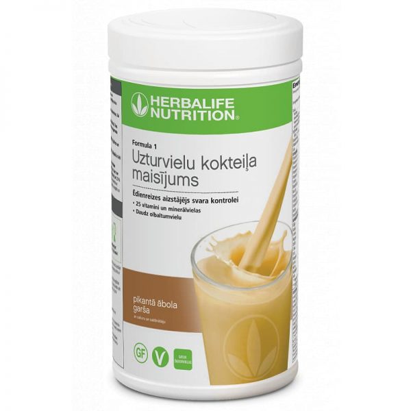 Herbalife Formula 1 pikantiškų obuolių baltyminis kokteilis