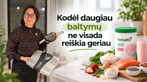 Kūno kompozicijos analizė ir baltymų poreikio vertinimas